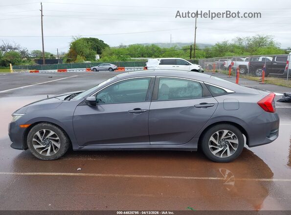 2HGFC2F70GH500474 2016 HONDA CIVIC Gray Widok wnętrza 360 stopni