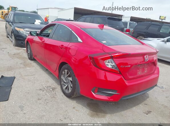 2HGFC2F72JH587530 2018 HONDA CIVIC Красный Задняя левая четверть