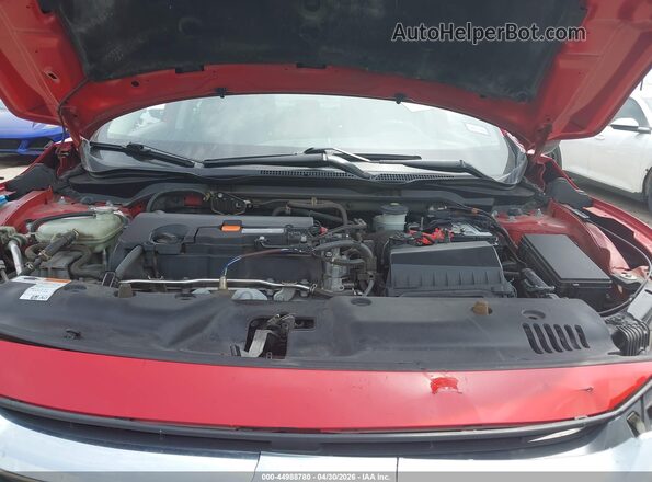 2HGFC2F72JH587530 2018 HONDA CIVIC Красный Вид сзади