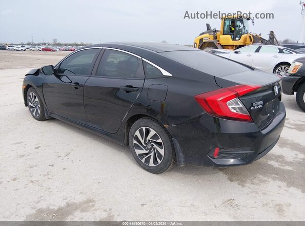 2HGFC2F75GH509090 2016 HONDA CIVIC Black Tył lewy