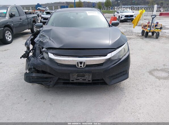 2HGFC2F75GH509090 2016 HONDA CIVIC Black Widok z przodu