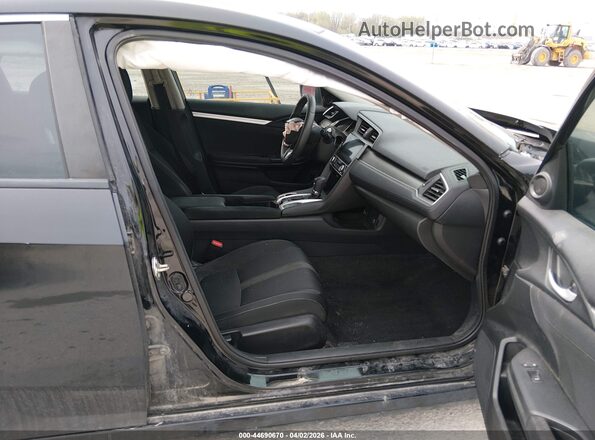 2HGFC2F75GH509090 2016 HONDA CIVIC Black Widok wnętrza z przodu
