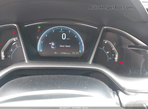 2HGFC2F79GH537751 2016 HONDA CIVIC Gray Widok tylnych siedzeń