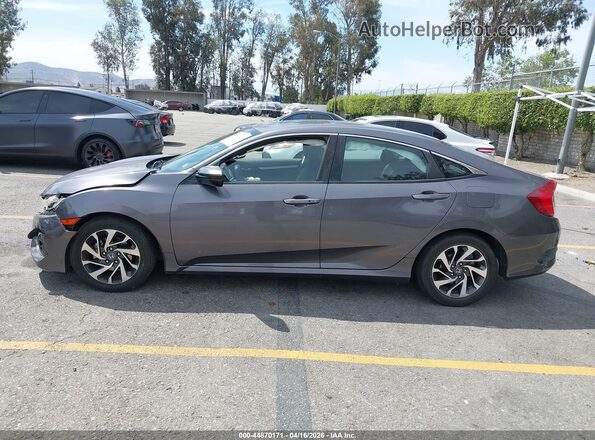 2HGFC2F79GH537751 2016 HONDA CIVIC Gray Widok wnętrza 360 stopni