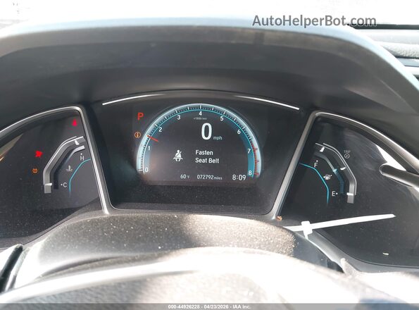 2HGFC2F79JH521332 2018 HONDA CIVIC White Widok tylnych siedzeń