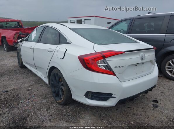2HGFC2F81LH534586 2020 HONDA CIVIC White Հետևի ձախ
