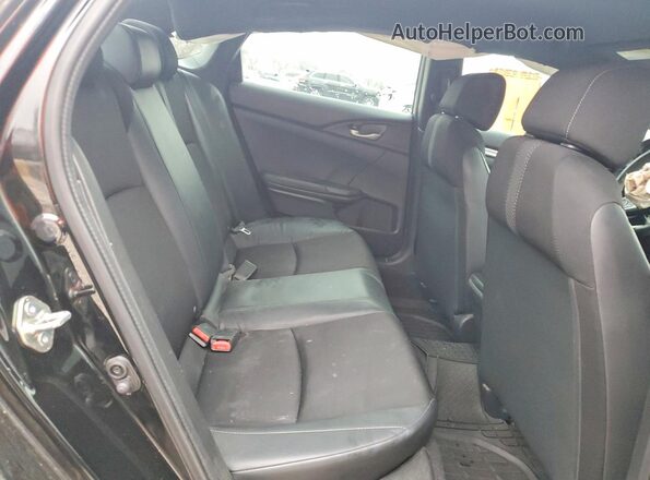 2HGFC2F81LH583643 2020 HONDA CIVIC Black Հետևի նստատեղերի տեսք
