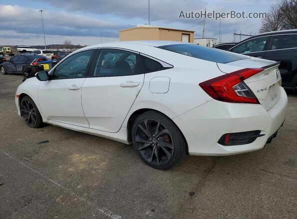 2HGFC2F81MH539417 2021 HONDA CIVIC White Rear left