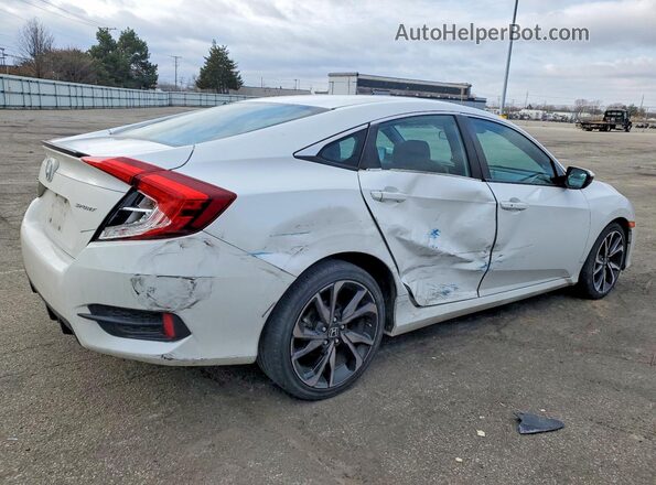 2HGFC2F81MH539417 2021 HONDA CIVIC White Rear right