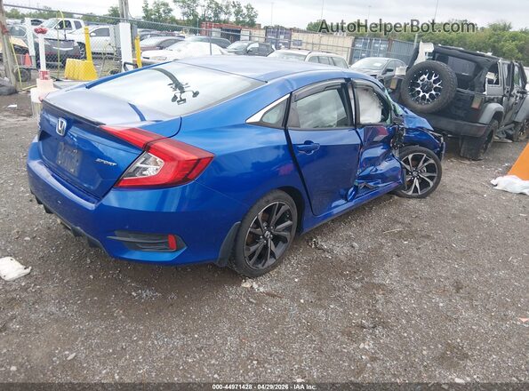 2HGFC2F82KH604627 2019 HONDA CIVIC Синий 