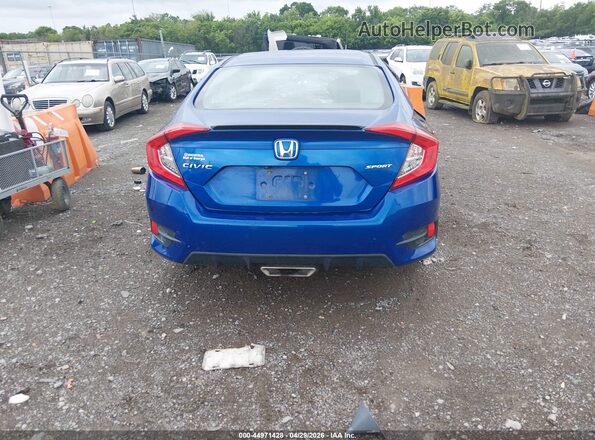 2HGFC2F82KH604627 2019 HONDA CIVIC Синий 