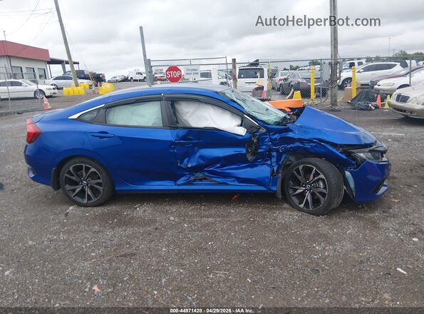 2HGFC2F82KH604627 2019 HONDA CIVIC Синий 