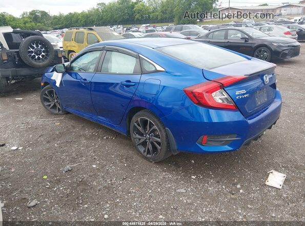 2HGFC2F82KH604627 2019 HONDA CIVIC Синий 