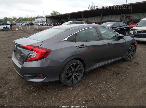 2HGFC2F82LH529610 2020 HONDA CIVIC Gray Tył prawy
