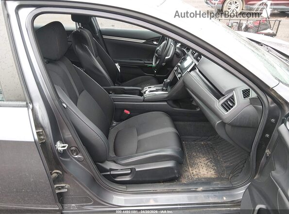 2HGFC2F82LH529610 2020 HONDA CIVIC Gray Widok wnętrza z przodu