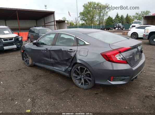 2HGFC2F82LH529610 2020 HONDA CIVIC Gray Tył lewy