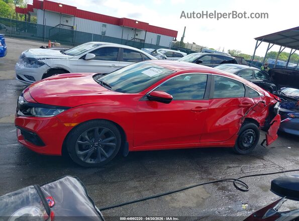 2HGFC2F82LH563143 2020 HONDA CIVIC Red 360 interior view