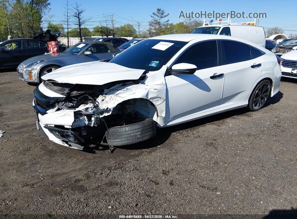 2HGFC2F82LH590455 2020 HONDA CIVIC White Przód lewy