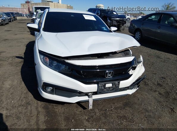 2HGFC2F82LH590455 2020 HONDA CIVIC White Widok z przodu