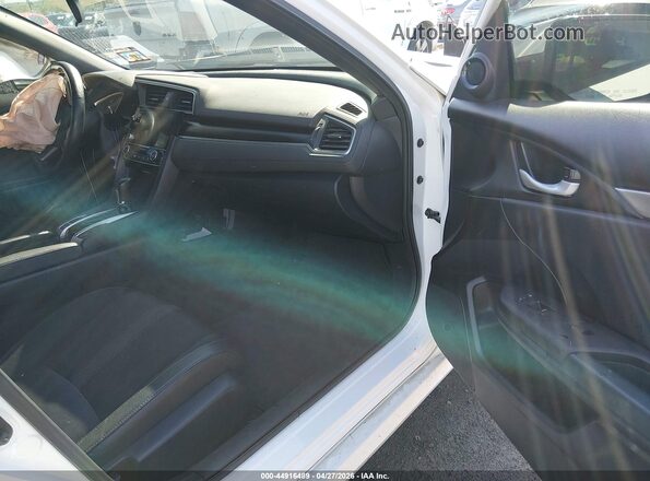 2HGFC2F82LH590455 2020 HONDA CIVIC White Widok wnętrza z przodu
