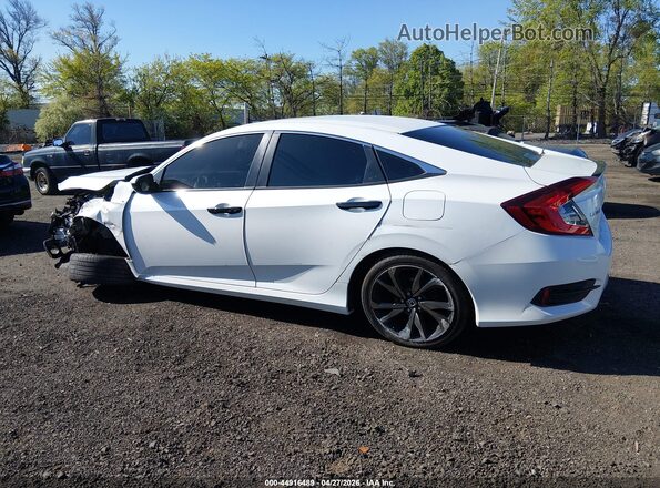 2HGFC2F82LH590455 2020 HONDA CIVIC White Widok wnętrza 360 stopni