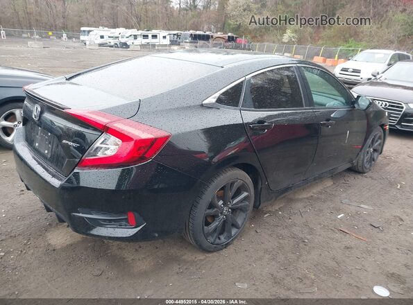 2HGFC2F82MH534906 2021 HONDA CIVIC Black უკანა მარჯვენა