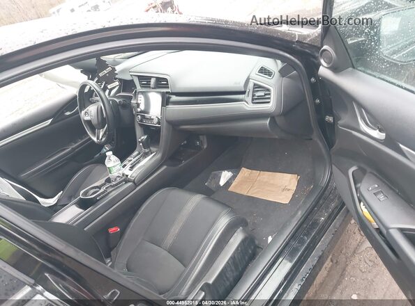 2HGFC2F82MH534906 2021 HONDA CIVIC Black წინა სალონის ხედი