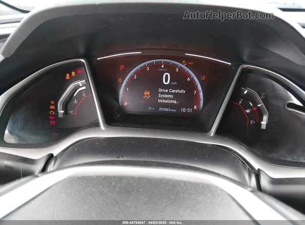 2HGFC2F83LH551955 2020 HONDA CIVIC Silver Widok tylnych siedzeń