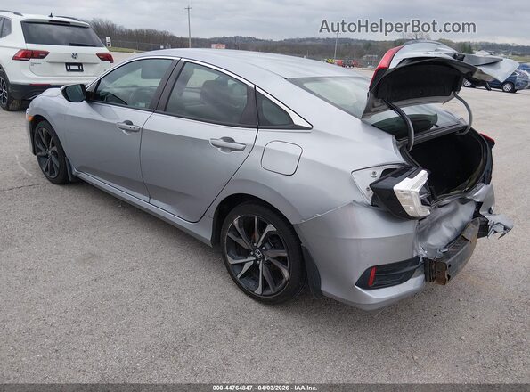 2HGFC2F83LH551955 2020 HONDA CIVIC Silver Tył lewy