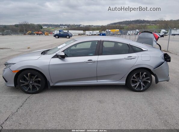 2HGFC2F83LH551955 2020 HONDA CIVIC Silver Widok wnętrza 360 stopni