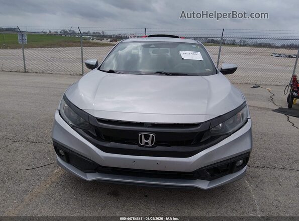2HGFC2F83LH551955 2020 HONDA CIVIC Silver Widok zestawu wskaźników
