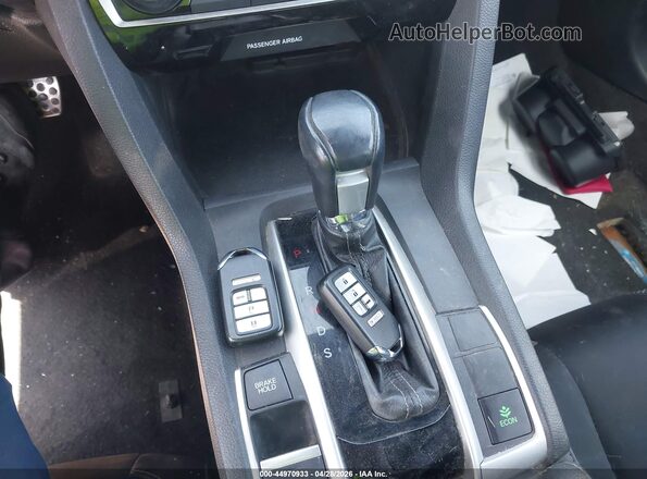 2HGFC2F83LH592845 2020 HONDA CIVIC Gray Вид панелі приладів