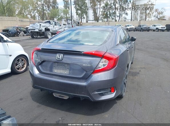 2HGFC2F83LH592845 2020 HONDA CIVIC Gray 