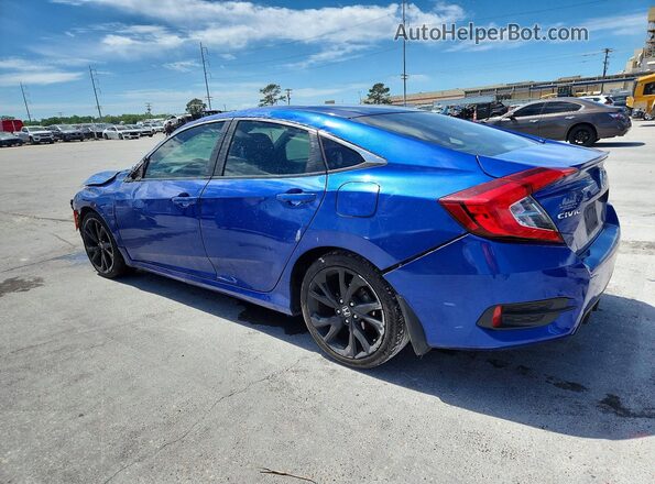 2HGFC2F84LH520195 2020 HONDA CIVIC Blue Հետևի ձախ