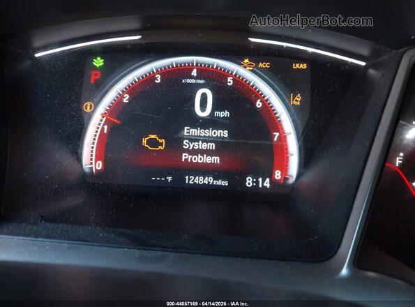2HGFC2F85KH518907 2019 HONDA CIVIC Silver 