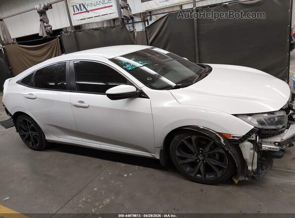 2HGFC2F85KH603018 2019 HONDA CIVIC White Սալոնի 360 աստիճան տեսք