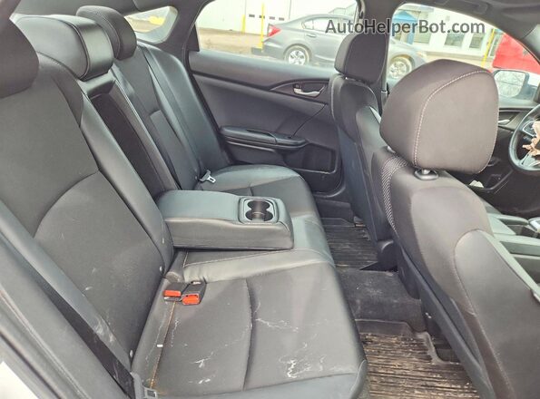 2HGFC2F85LH030087 2020 HONDA CIVIC White უკანა სავარძლების ხედი