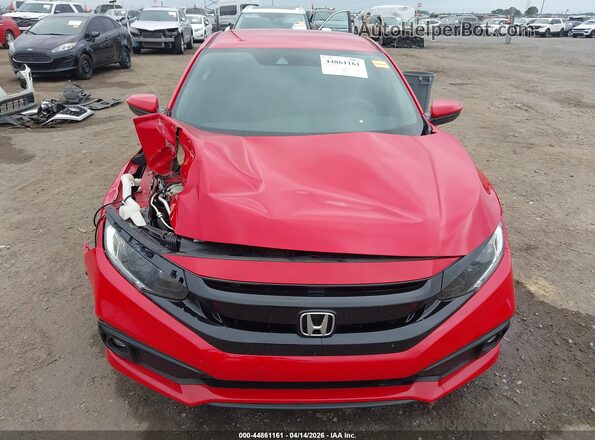 2HGFC2F85LH569471 2020 HONDA CIVIC Red Vista frontal