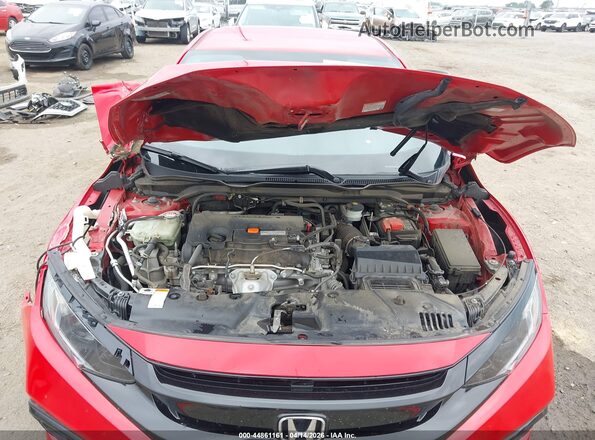 2HGFC2F85LH569471 2020 HONDA CIVIC Red Vista trasera