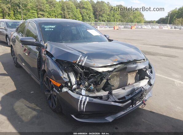2HGFC2F86LH551920 2020 HONDA CIVIC Gray Front view