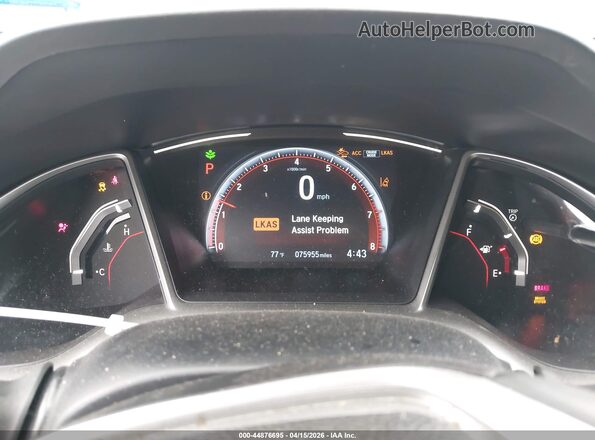 2HGFC2F86LH601487 2020 HONDA CIVIC Gray Вид спереду