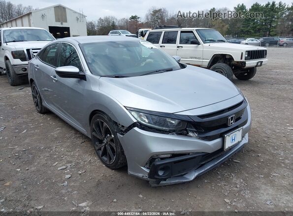 2HGFC2F86MH504226 2021 HONDA CIVIC Silver Front view
