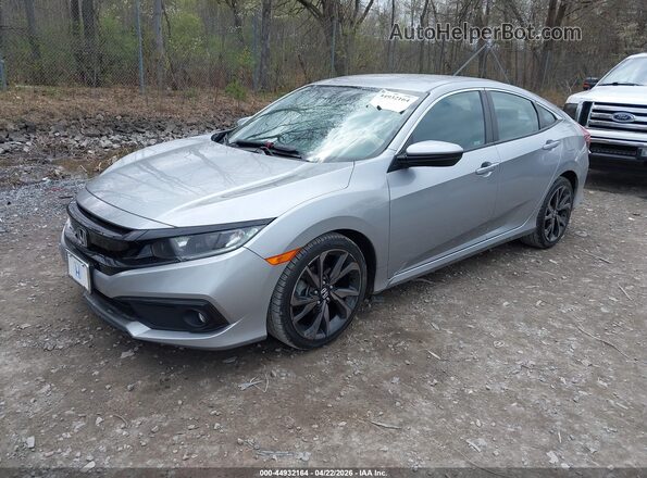 2HGFC2F86MH504226 2021 HONDA CIVIC Silver Front left