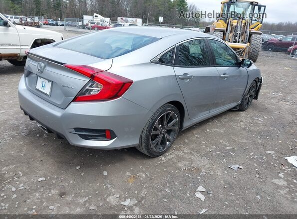 2HGFC2F86MH504226 2021 HONDA CIVIC Silver Rear right