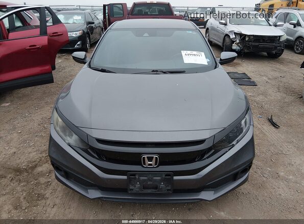 2HGFC2F86MH548579 2021 HONDA CIVIC Gray Սարքավորումների վահանակի տեսք
