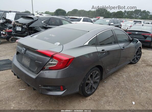 2HGFC2F86MH548579 2021 HONDA CIVIC Gray Հետևի աջ