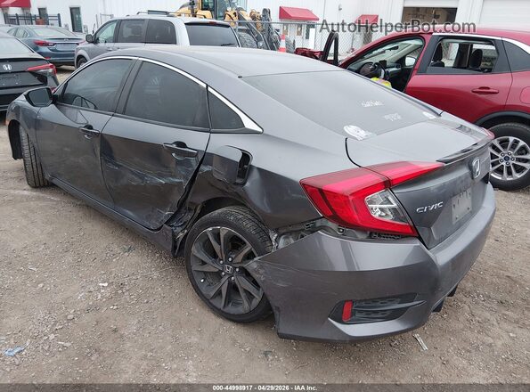 2HGFC2F86MH548579 2021 HONDA CIVIC Gray Հետևի ձախ