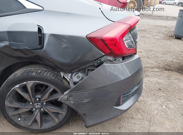 2HGFC2F86MH548579 2021 HONDA CIVIC Gray Դիմացի տեսք