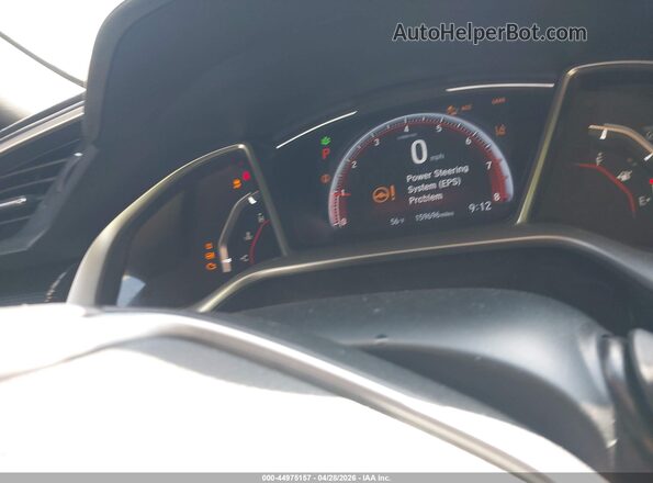 2HGFC2F87LH503522 2020 HONDA CIVIC Black Widok tylnych siedzeń