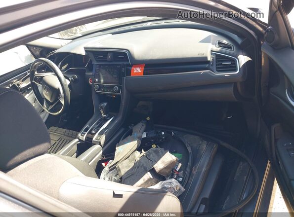 2HGFC2F87LH503522 2020 HONDA CIVIC Black Widok wnętrza z przodu